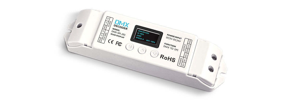 调光信号转换器 DMX-SPI-203