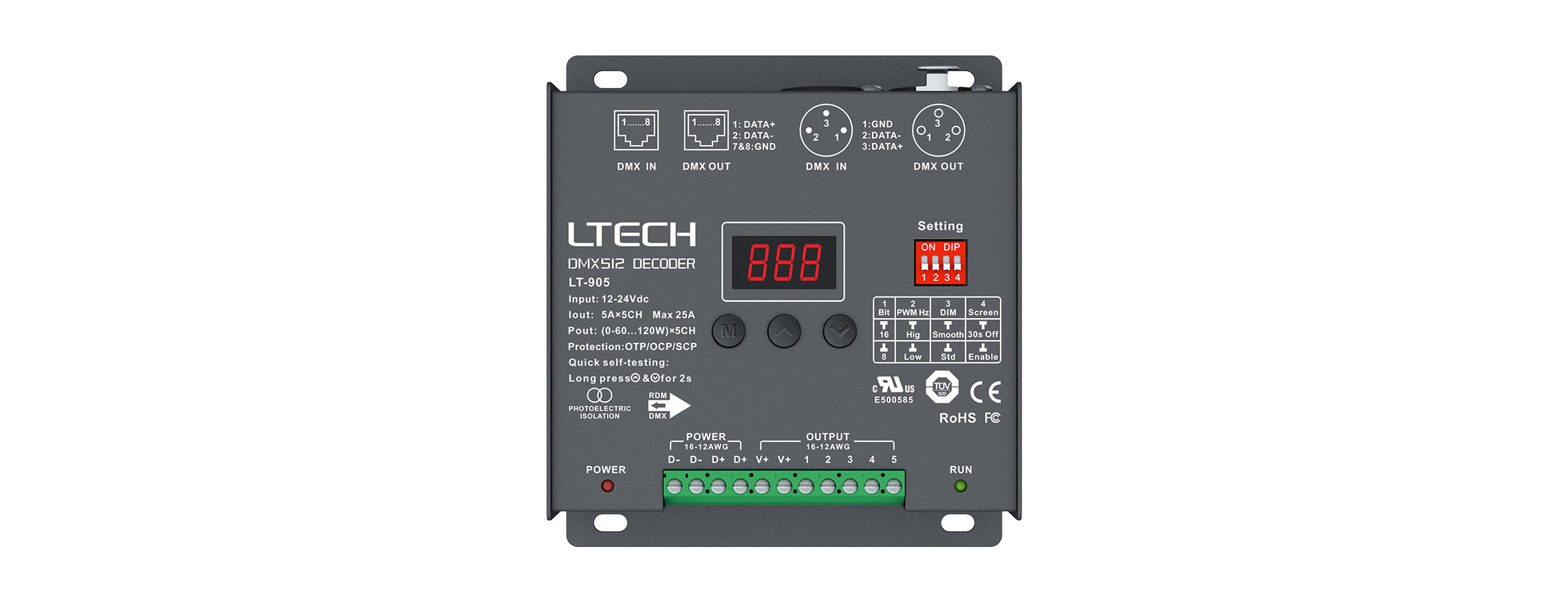 DMX解码驱动器 LT-905