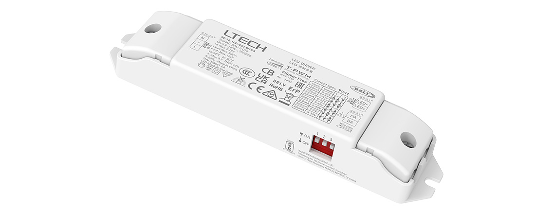 12W 100-400mA 恒流DALI-2调光电源 SE-12-100-400-W1DS