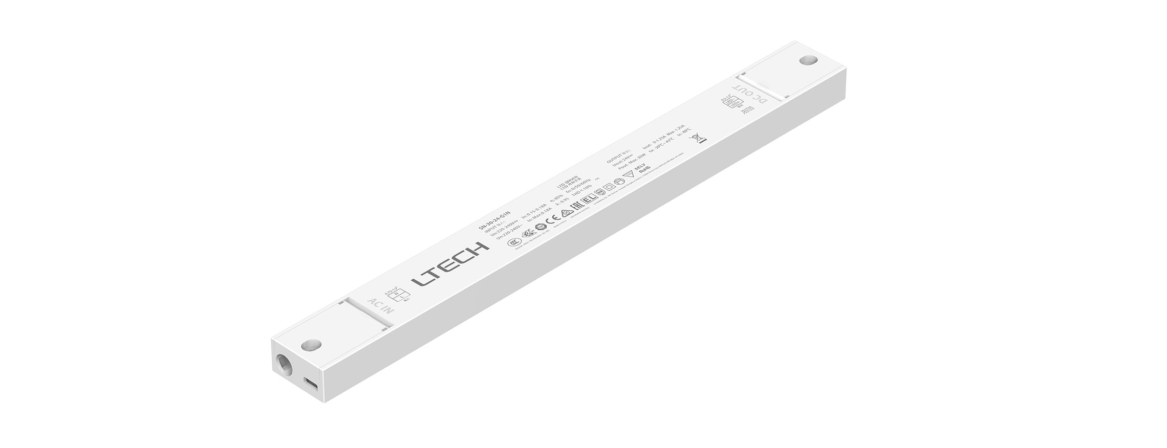 30W 24VDC 恒压ON/OFF LED电源 SN-30-24-G1N